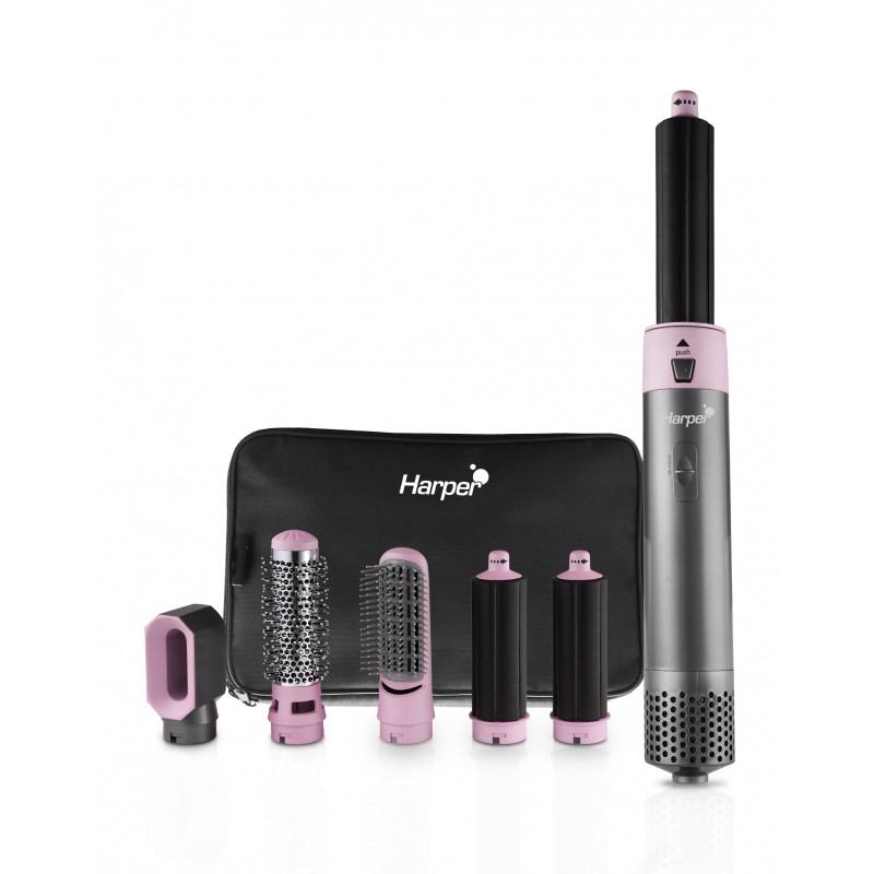 brosse soufflante hair reverse pink yoghi 800w rotative