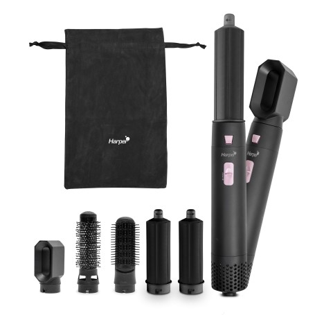 Harper - AIRPRO4T BLACK - Noir - Brosse Soufflante 5 en 1 - 1000 W - 3 Températures