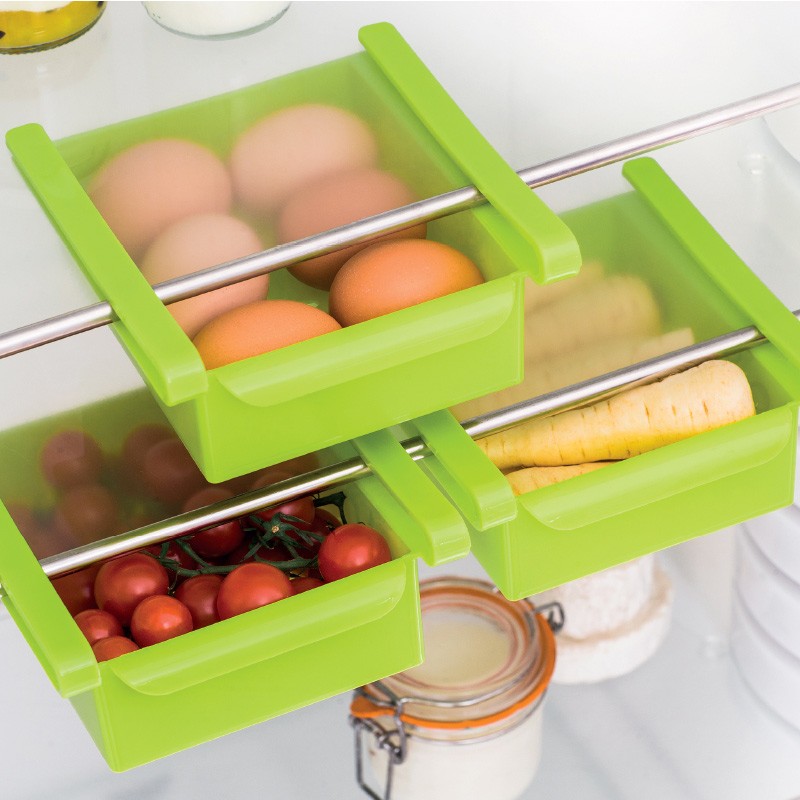 Mini Organiseur De Porte, Récipient Alimentaire Coulissant Et Givré